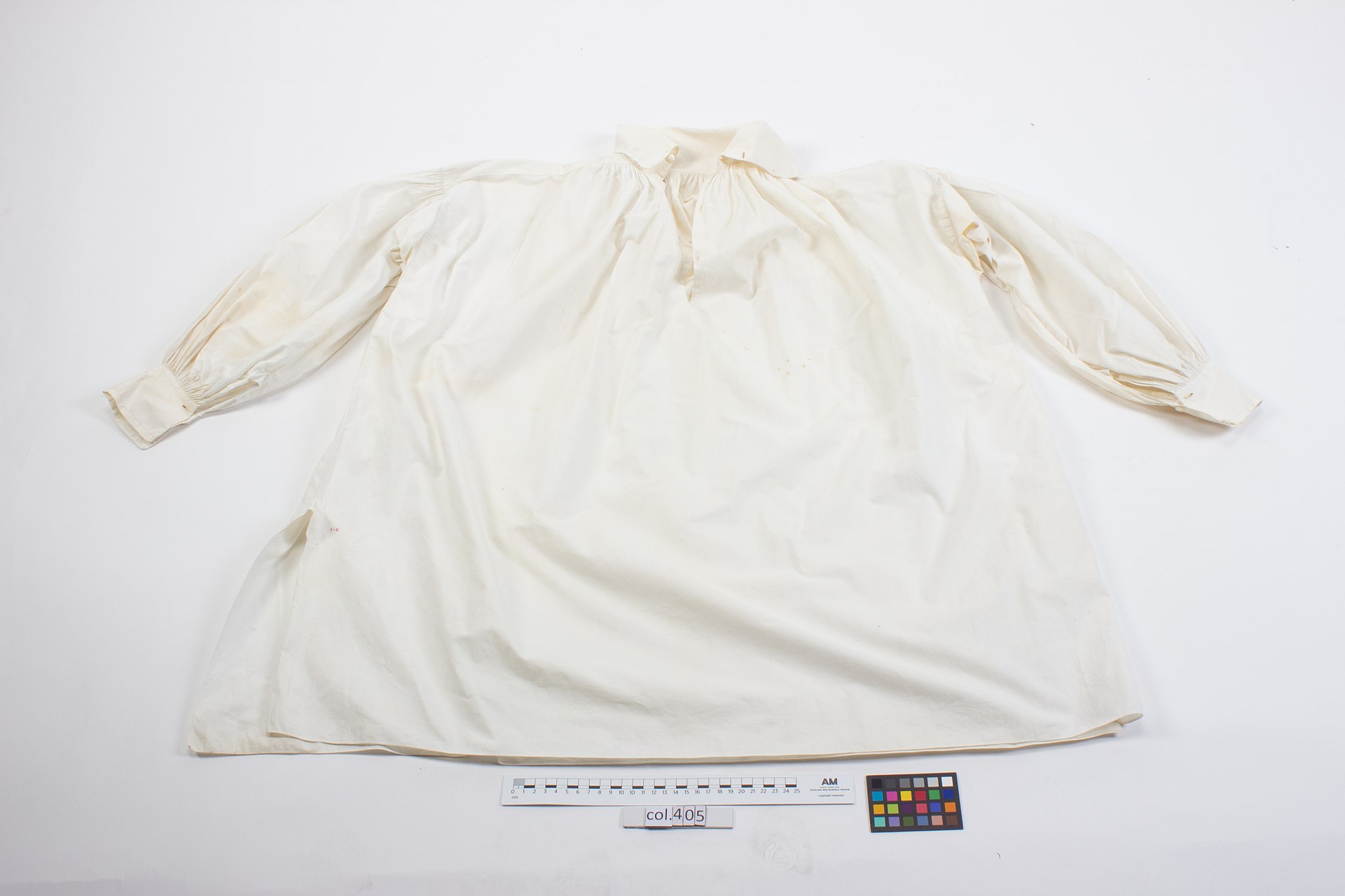 folded cotton shirts